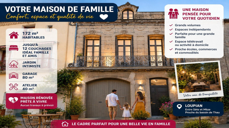 Ma-Cabane - Vente Maison Meze, 172 m²