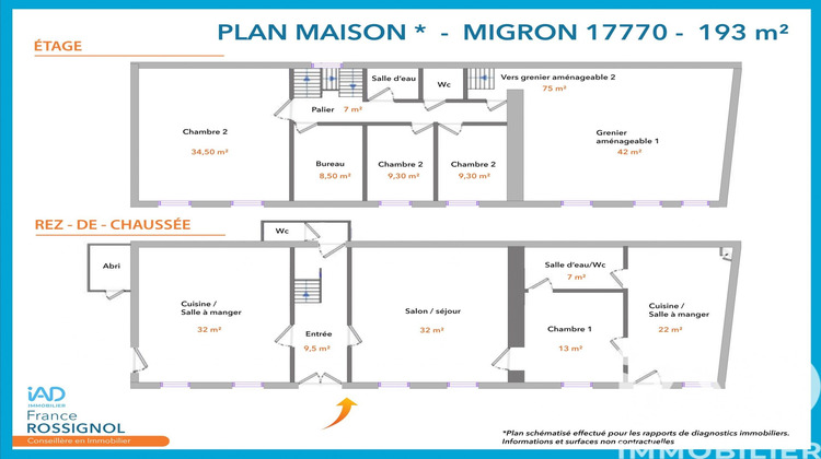 Ma-Cabane - Vente Maison Migron, 193 m²