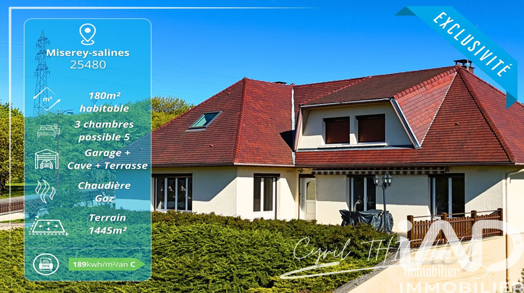 Ma-Cabane - Vente Maison Miserey-Salines, 180 m²