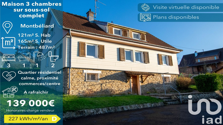 Ma-Cabane - Vente Maison Montbéliard, 121 m²