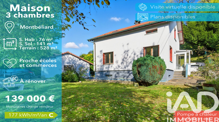 Ma-Cabane - Vente Maison Montbéliard, 76 m²