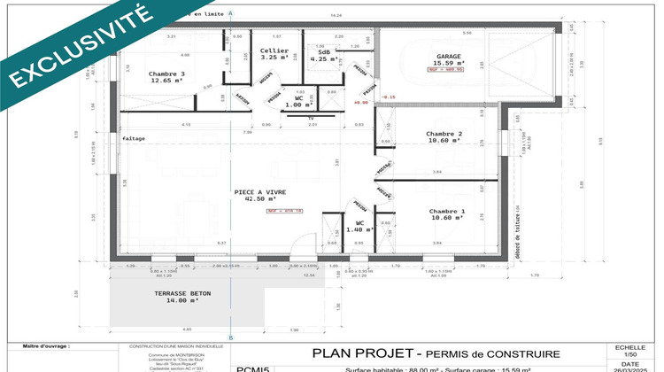 Ma-Cabane - Vente Maison Montbrison, 88 m²