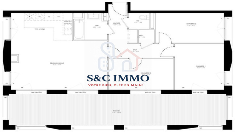 Ma-Cabane - Vente Maison Montévrain, 84 m²
