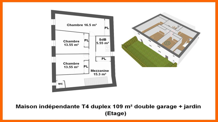 Ma-Cabane - Vente Maison MONTLUEL, 109 m²