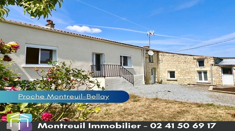 Ma-Cabane - Vente Maison MONTREUIL-BELLAY, 80 m²