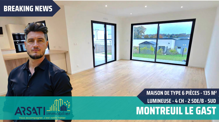 Ma-Cabane - Vente Maison Montreuil-le-Gast, 135 m²