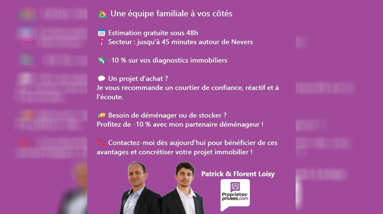 Ma-Cabane - Vente Maison MORNAY SUR ALLIER, 120 m²