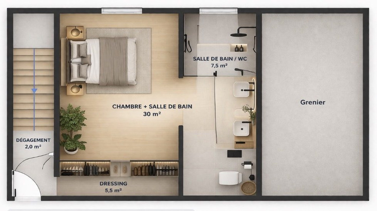 Ma-Cabane - Vente Maison Neauphle-le-Château, 75 m²