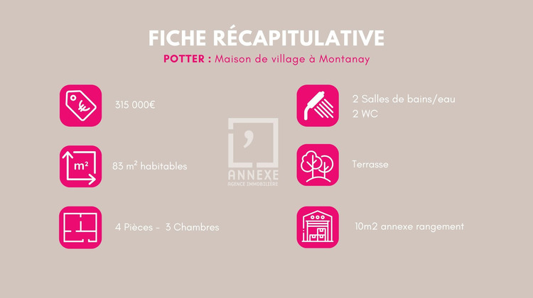 Ma-Cabane - Vente Maison Neuville-sur-Saône, 81 m²