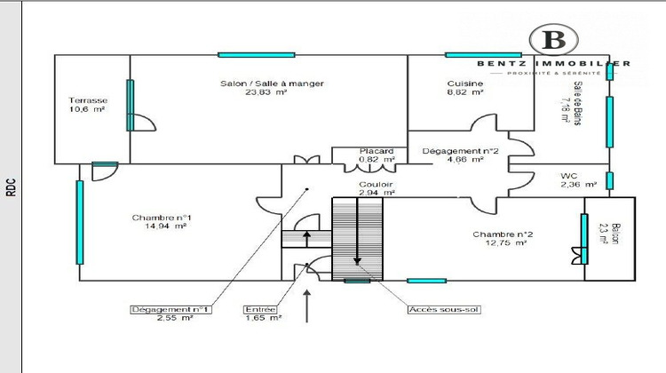 Ma-Cabane - Vente Maison Niederhausbergen, 82 m²