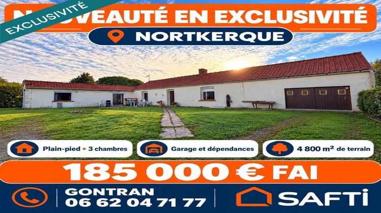 Ma-Cabane - Vente Maison Nortkerque, 129 m²