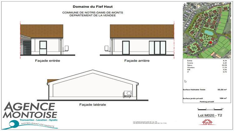 Ma-Cabane - Vente Maison NOTRE-DAME-DE-MONTS, 53 m²