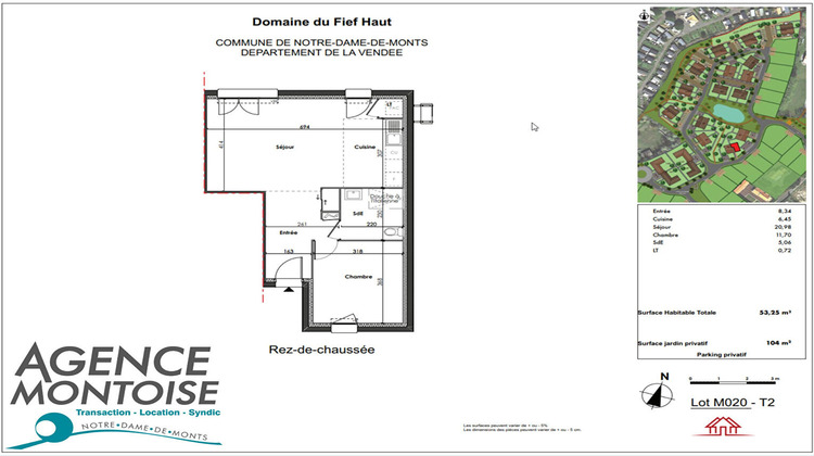 Ma-Cabane - Vente Maison NOTRE-DAME-DE-MONTS, 53 m²