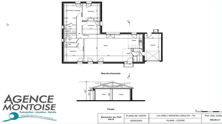 Ma-Cabane - Vente Maison NOTRE-DAME-DE-MONTS, 122 m²