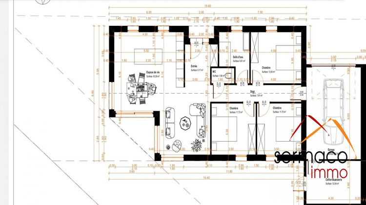 Ma-Cabane - Vente Maison Nousseviller-Saint-Nabor, 93 m²