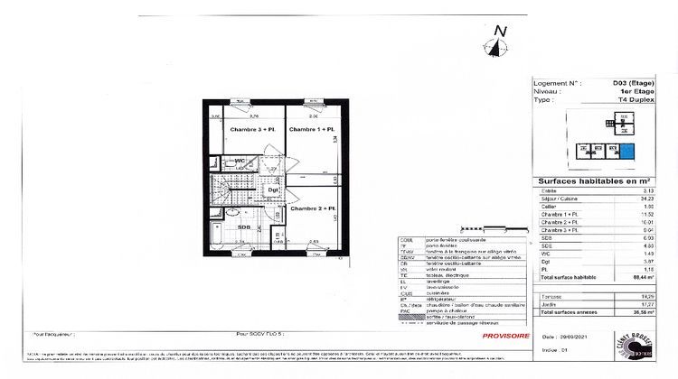 Ma-Cabane - Vente Maison NOYAL-CHATILLON-SUR-SEICHE, 88 m²