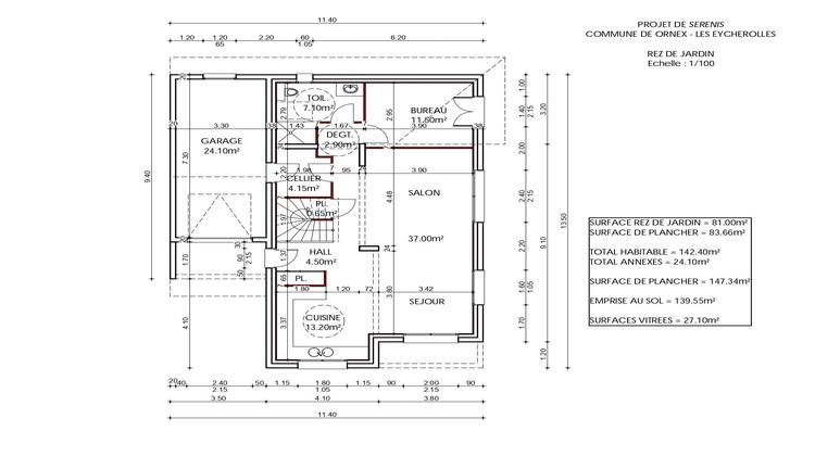 Ma-Cabane - Vente Maison Ornex, 142 m²