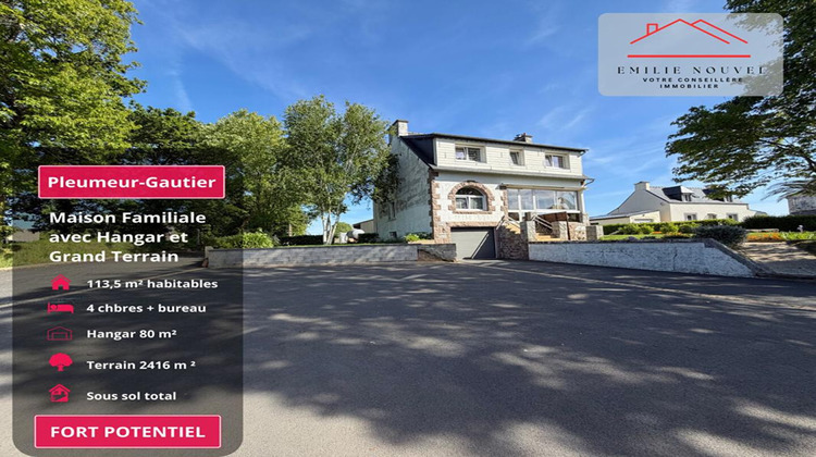 Ma-Cabane - Vente Maison PLEUMEUR GAUTIER, 113 m²