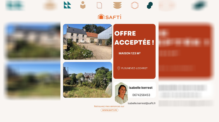 Ma-Cabane - Vente Maison Plounevez-Lochrist, 123 m²