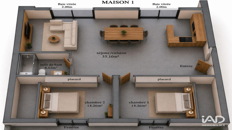 Ma-Cabane - Vente Maison Poggio-Mezzana, 70 m²