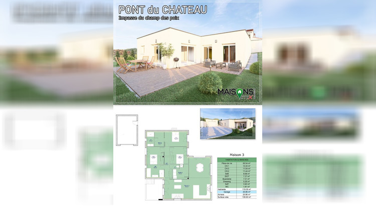 Ma-Cabane - Vente Maison PONT-DU-CHATEAU, 119 m²
