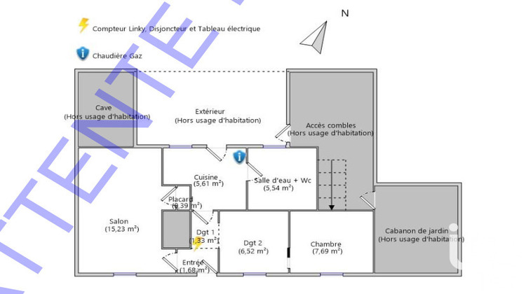 Ma-Cabane - Vente Maison Précy-Saint-Martin, 69 m²