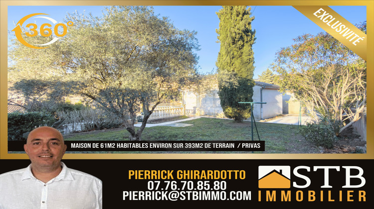 Ma-Cabane - Vente Maison Privas, 63 m²