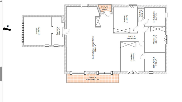 Ma-Cabane - Vente Maison PRUNELLI DI FIUMORBO, 119 m²