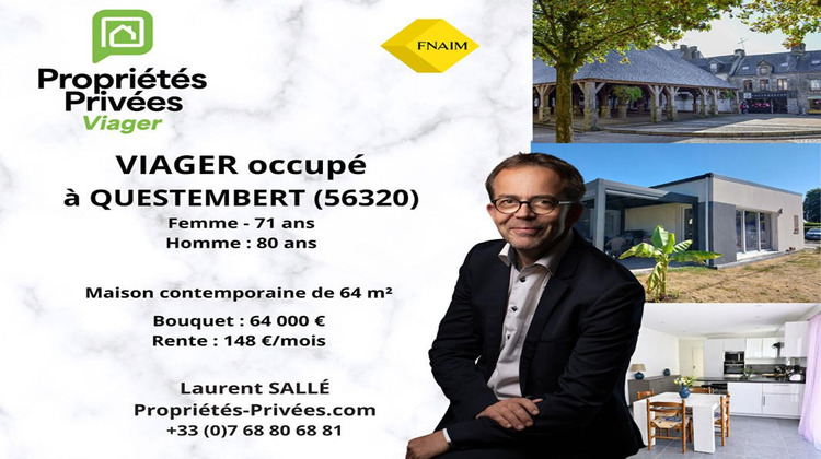 Ma-Cabane - Vente Maison QUESTEMBERT, 64 m²