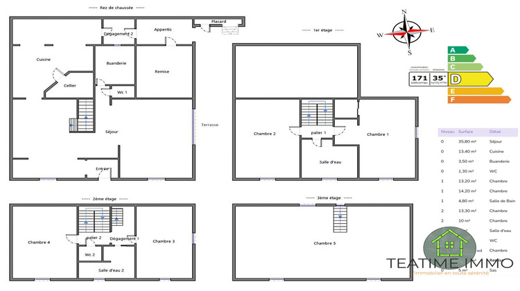 Ma-Cabane - Vente Maison Quimper, 147 m²