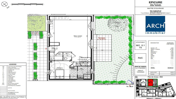 Ma-Cabane - Vente Maison Rennes, 123 m²