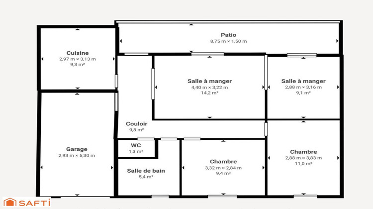 Ma-Cabane - Vente Maison Reparsac, 70 m²