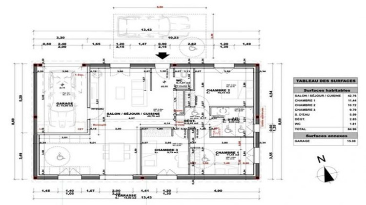 Ma-Cabane - Vente Maison ROAILLAN, 84 m²