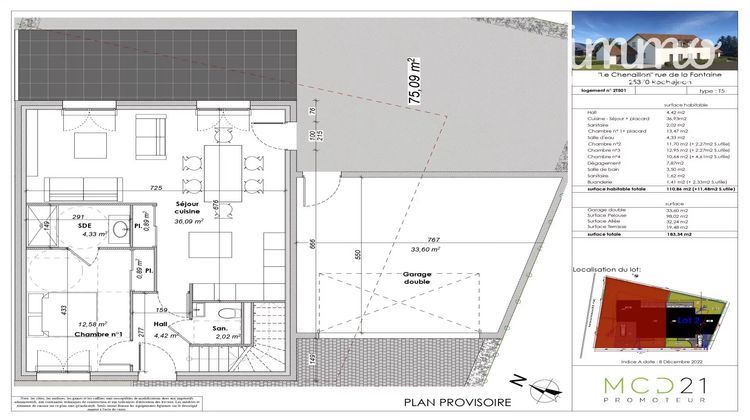 Ma-Cabane - Vente Maison Rochejean, 122 m²