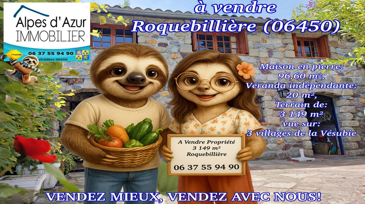 Ma-Cabane - Vente Maison Roquebillière, 96 m²