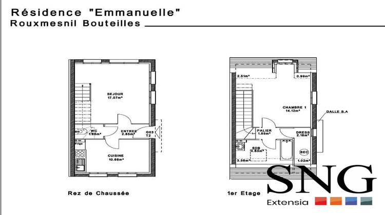 Ma-Cabane - Vente Maison Rouxmesnil-Bouteilles, 57 m²