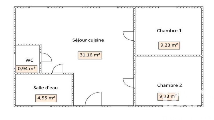 Ma-Cabane - Vente Maison Royères, 55 m²