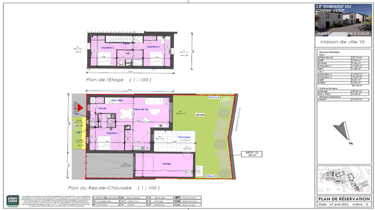 Ma-Cabane - Vente Maison SAINT-ANDRE-DES-EAUX, 84 m²