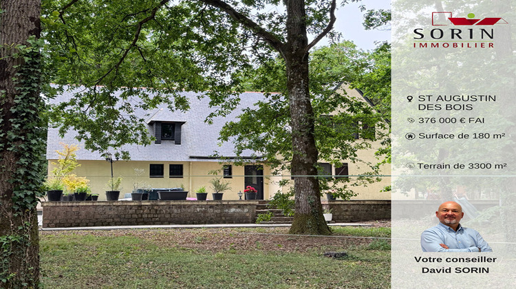 Ma-Cabane - Vente Maison SAINT-AUGUSTIN-DES-BOIS, 180 m²