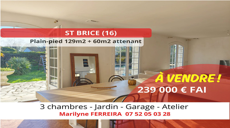 Ma-Cabane - Vente Maison SAINT-BRICE, 130 m²