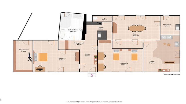 Ma-Cabane - Vente Maison SAINT-CHRISTOPHE-DU-LIGNERON, 155 m²