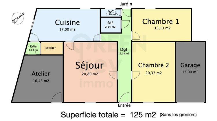Ma-Cabane - Vente Maison Saint-Georges-sur-Baulche, 125 m²