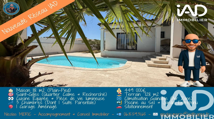 Ma-Cabane - Vente Maison Saint-Gilles, 122 m²