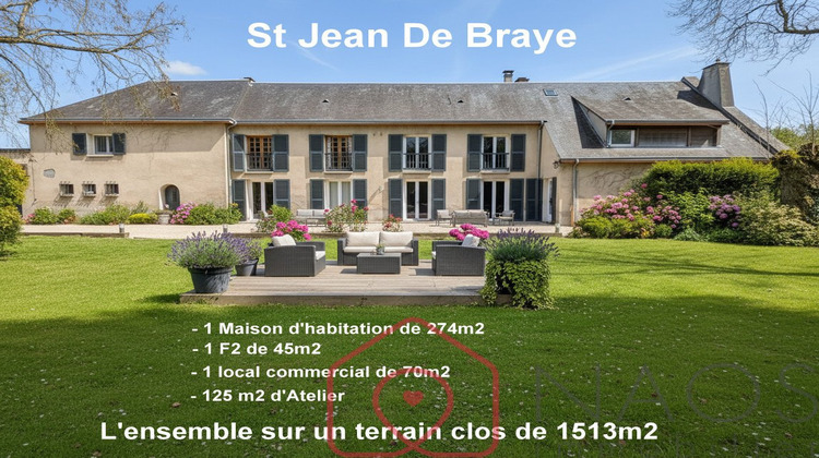Ma-Cabane - Vente Maison SAINT JEAN DE BRAYE, 389 m²