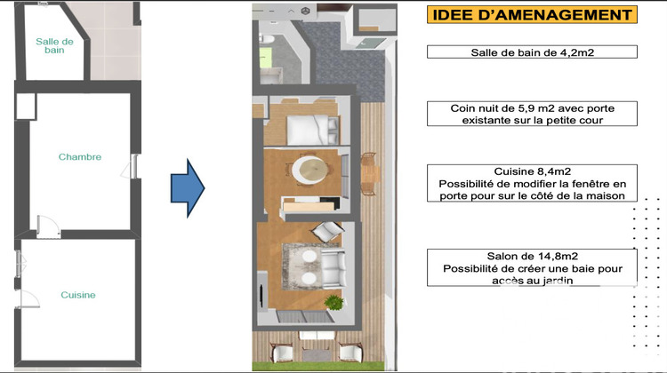 Ma-Cabane - Vente Maison Saint-Jean-de-Monts, 34 m²