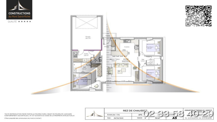 Ma-Cabane - Vente Maison SAINT JEAN DES CHAMPS, 91 m²
