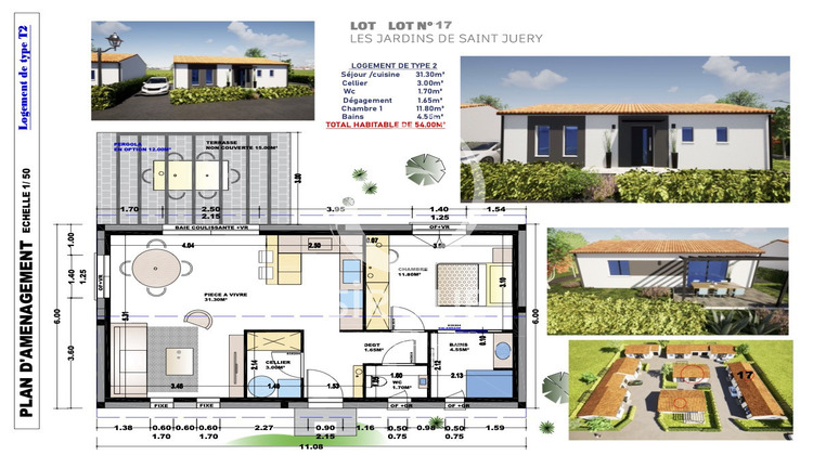Ma-Cabane - Vente Maison Saint-Juéry, 54 m²