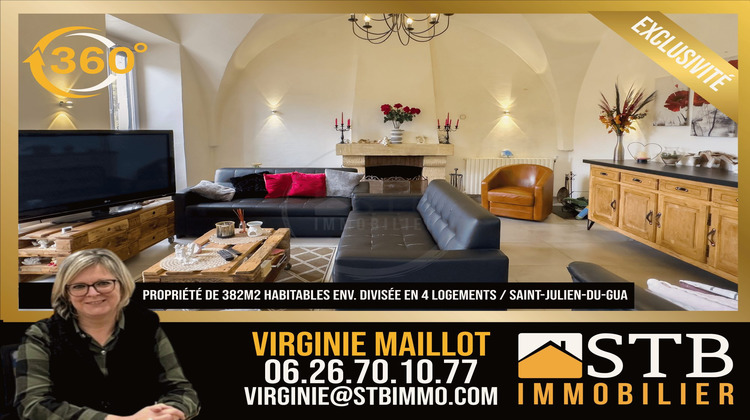 Ma-Cabane - Vente Maison Saint-Julien-du-Gua, 366 m²