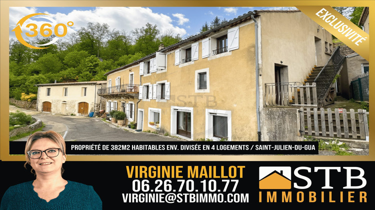 Ma-Cabane - Vente Maison Saint-Julien-du-Gua, 366 m²