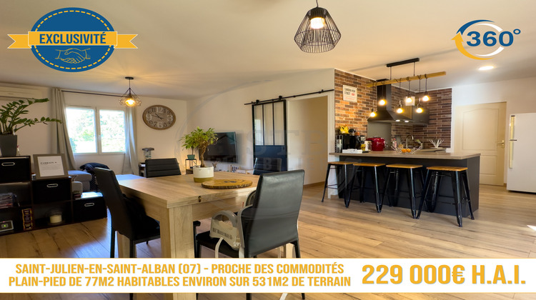 Ma-Cabane - Vente Maison Saint-Julien-en-Saint-Alban, 77 m²